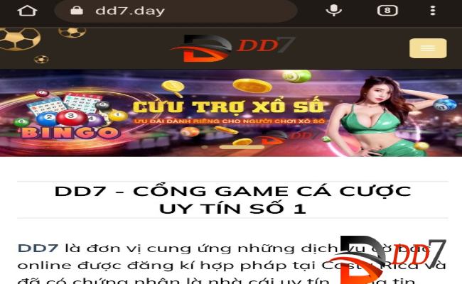 Trang chủ nhà cái dd7