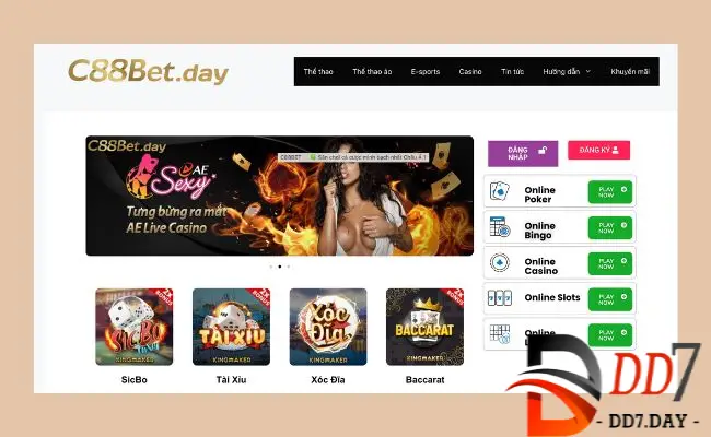 C88bet - Trang cá cược uy tín nhất Châu Âu