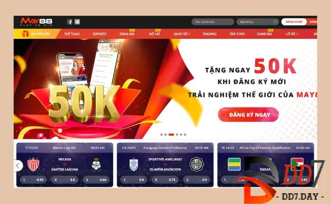 May88 - Top các trang web cá cược uy tín tại Việt Nam