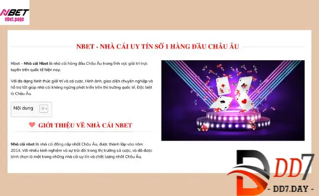 Nbet - Top 1 các trang nhà cái uy tín