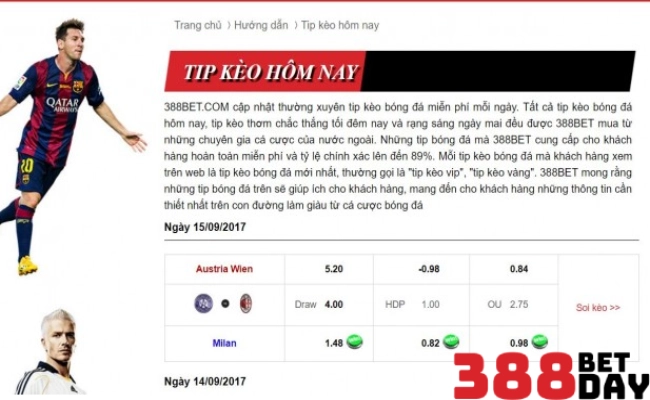 Hướng dẫn soi kèo tại 388bet siêu chuẩn, chính xác 99%